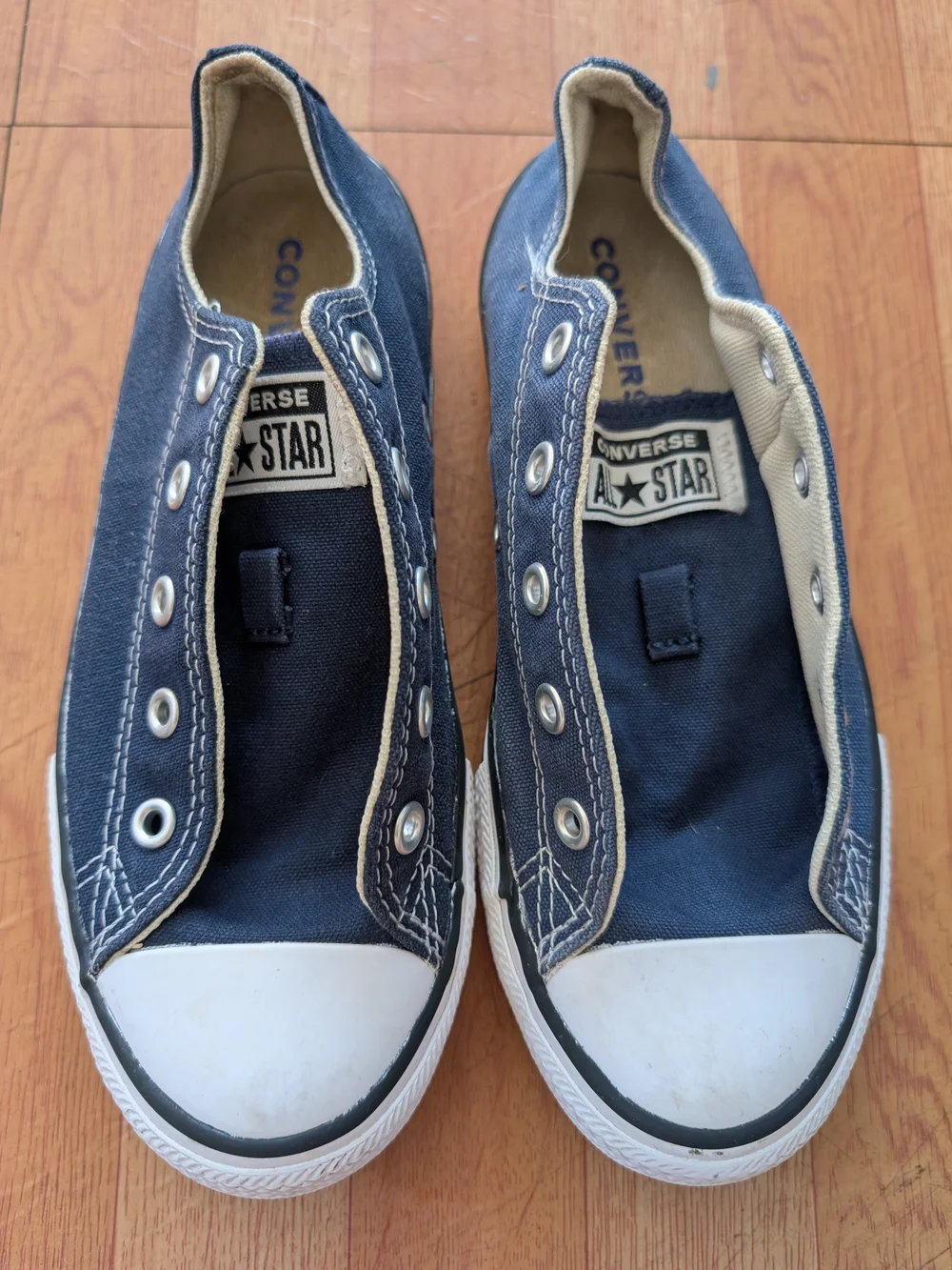 Converse Kids Black Canvas With Laces Low Top Sneakers with White Toe